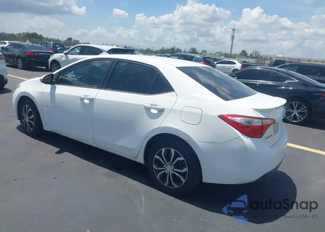 2014 Toyota Corolla S z USA, uszkodzony, nr VIN 2T1BURHE4EC151812
